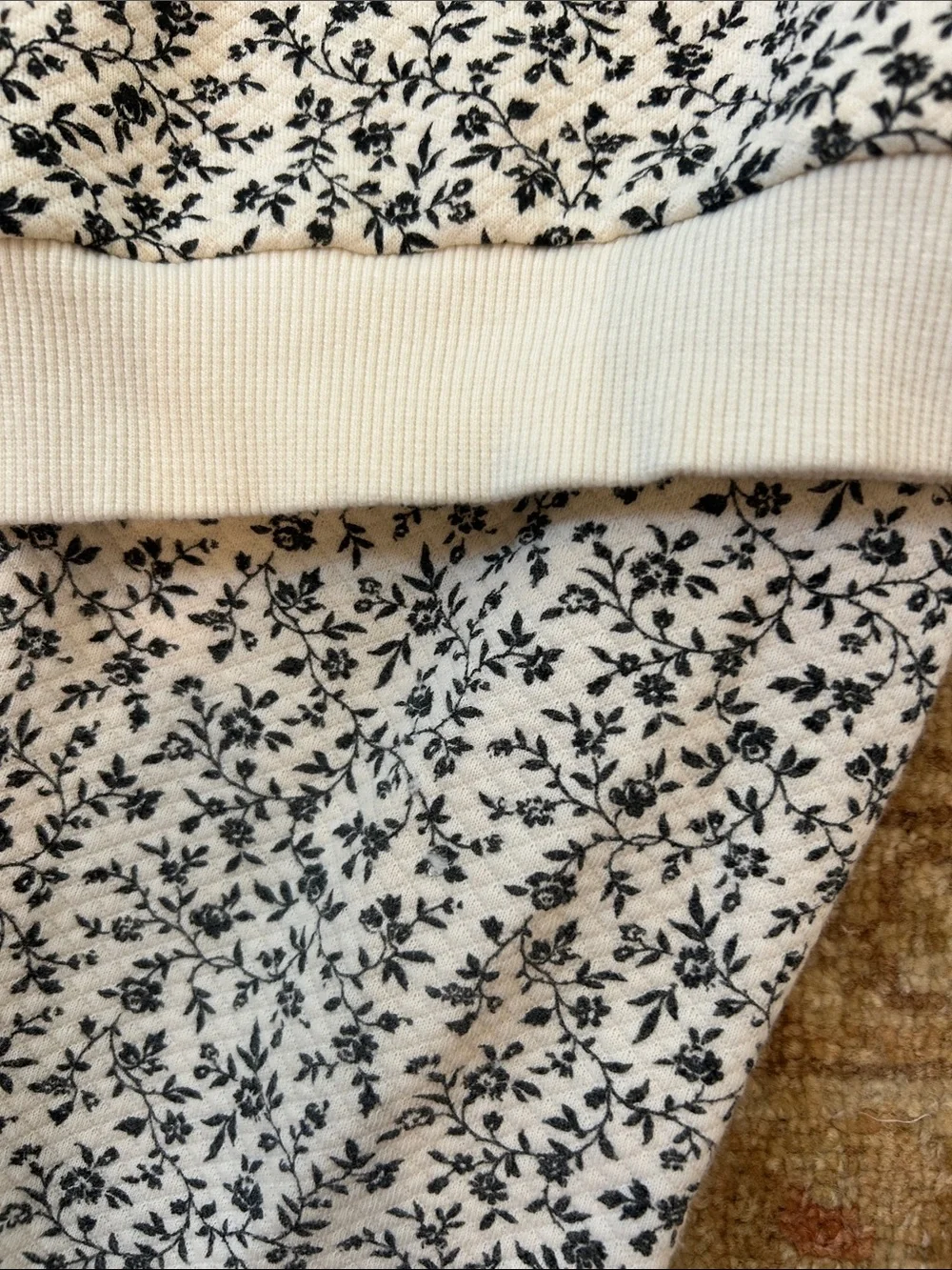 Janie and Jack floral sweatsuit